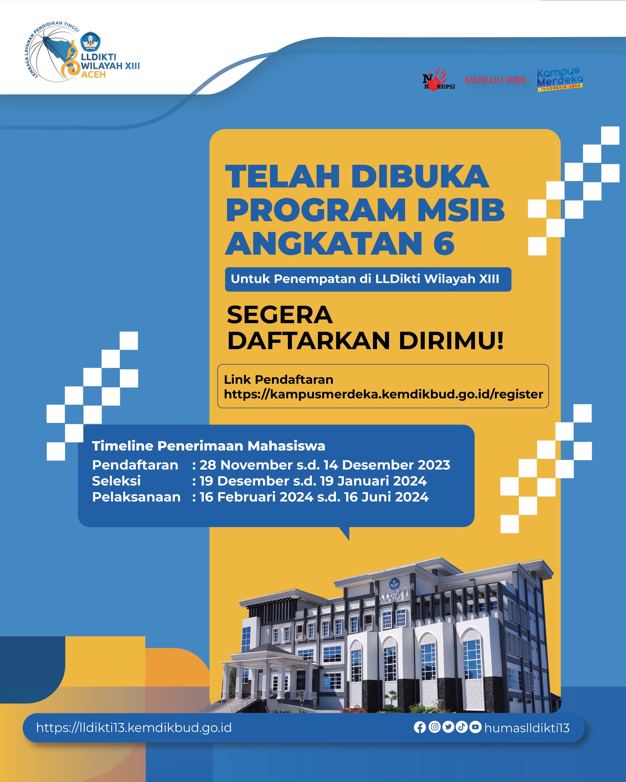 Penerimaan Pendaftaran Peserta Program MSIB Batch 6 untuk Penempatan di ...